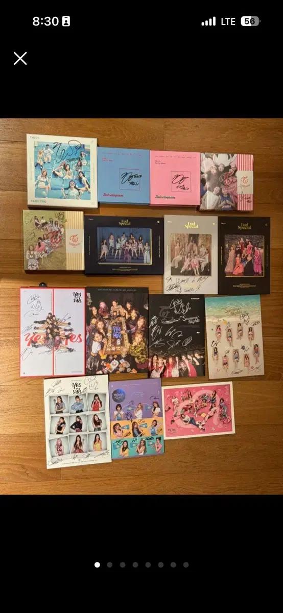 Sell twice autograph albums 15 pcs