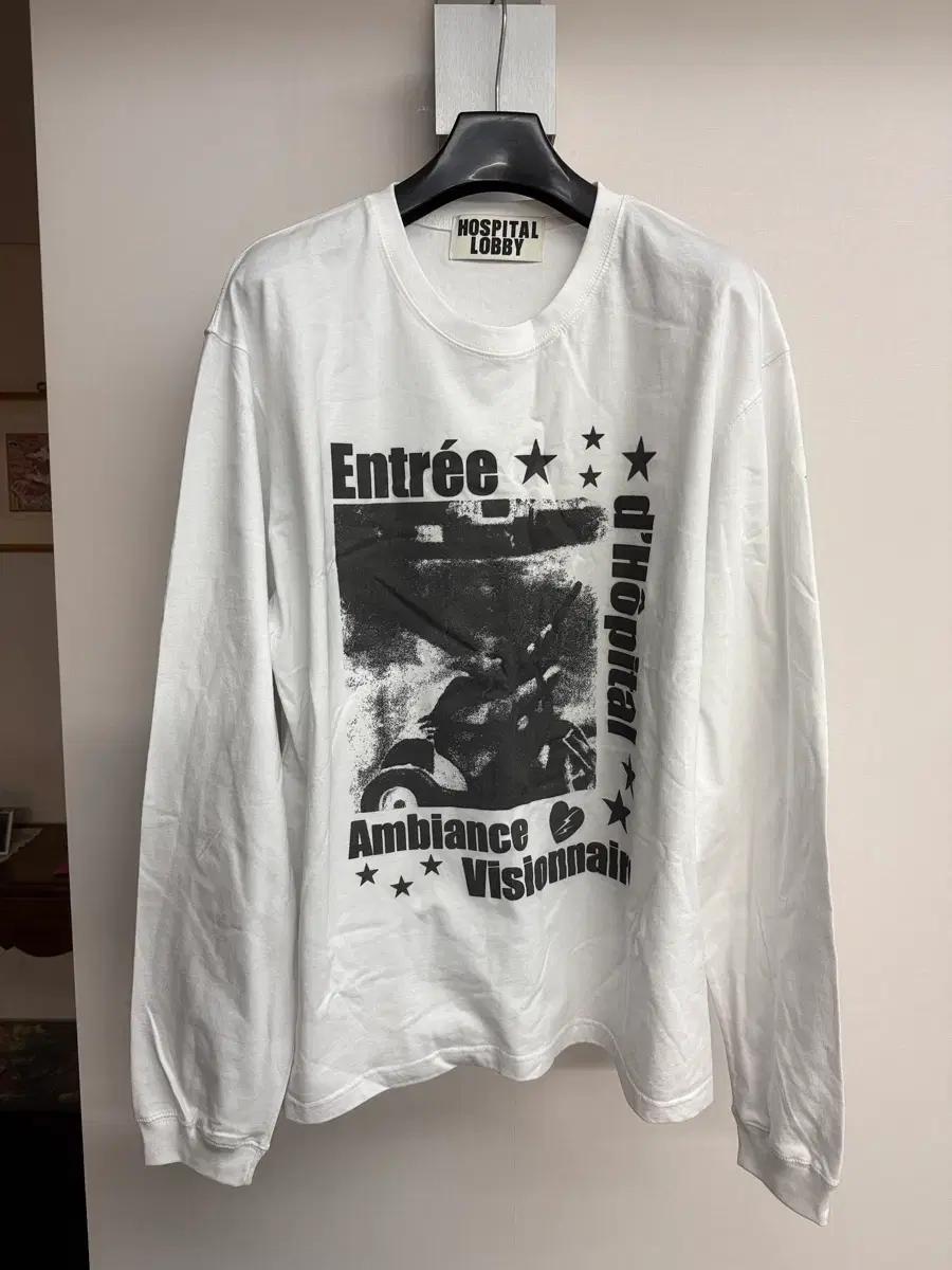 ERD 오마쥬 프린팅 긴팔 티셔츠