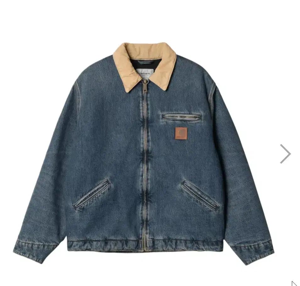 칼하트 WIP OG 디트로이트 자켓 블루 더스티 해밀턴 브라운 S사이즈