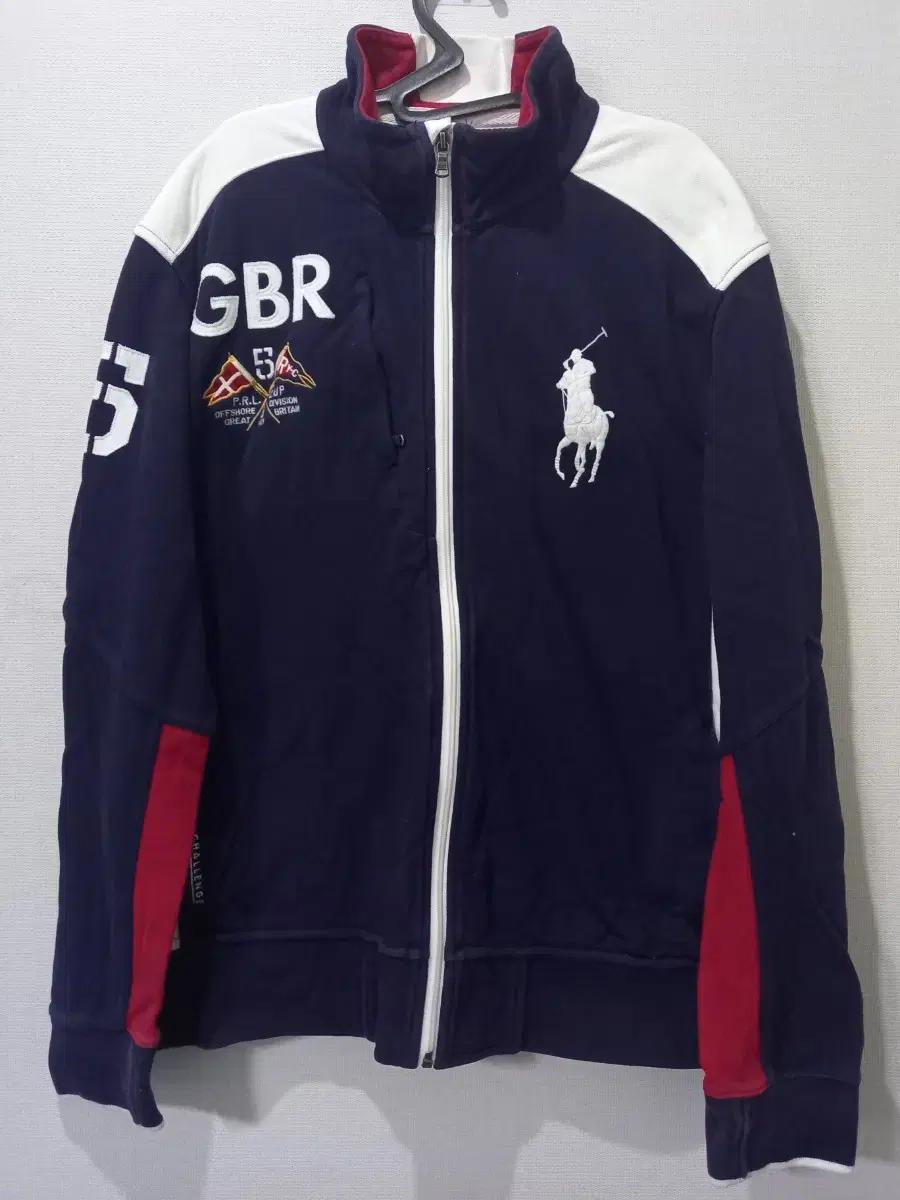 폴로 POLO 랄프로렌 GBR 빅포니 로고 레이싱 집업 자켓 105/XL