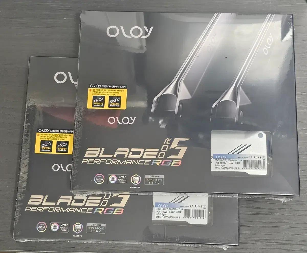 미개봉 oloy ddr5 6000 cl28 16gb x2 국내정품