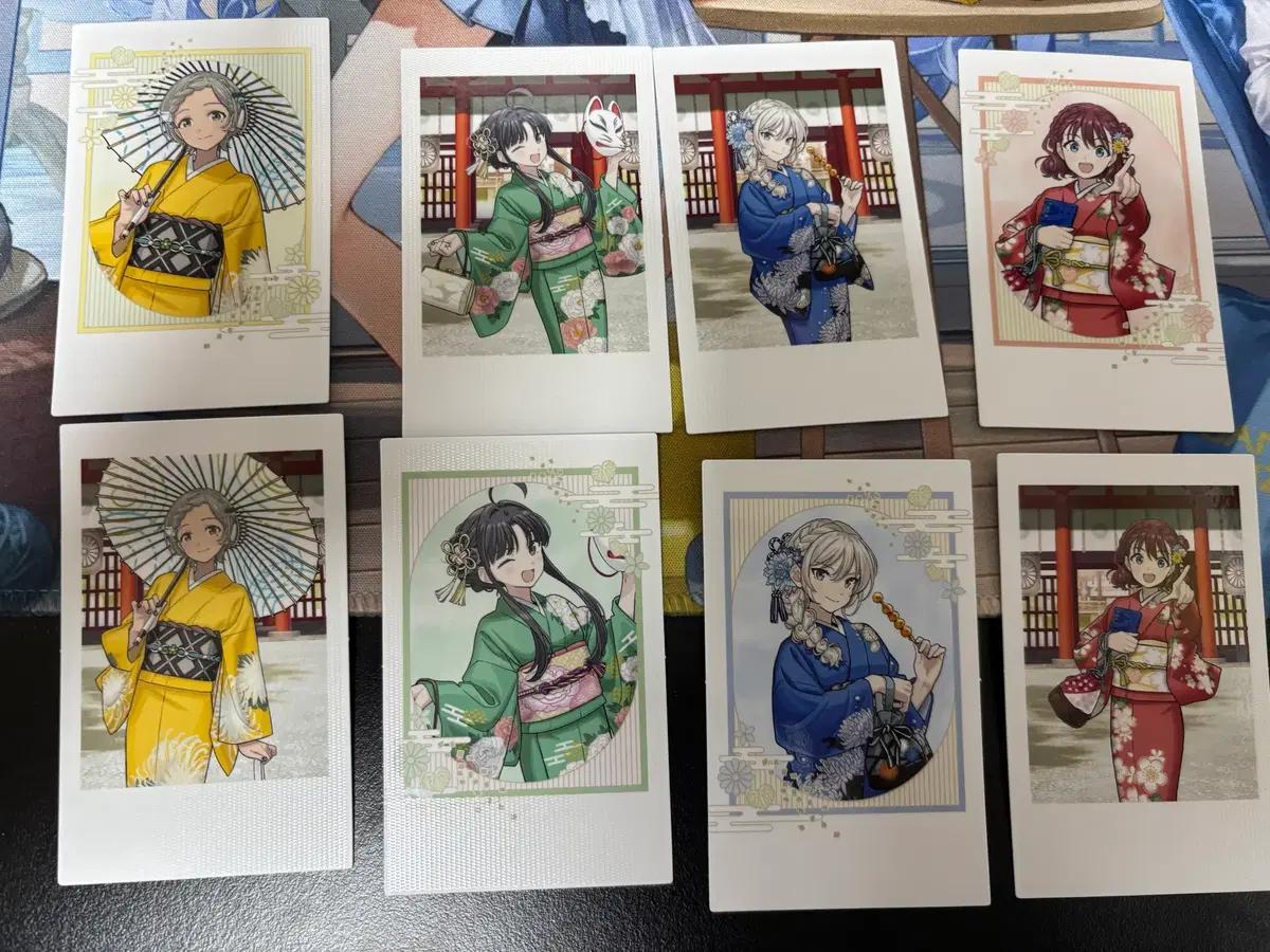 [개봉확인] 걸즈 밴드 크라이 교토JR 포토 카드 토모 제외 일괄