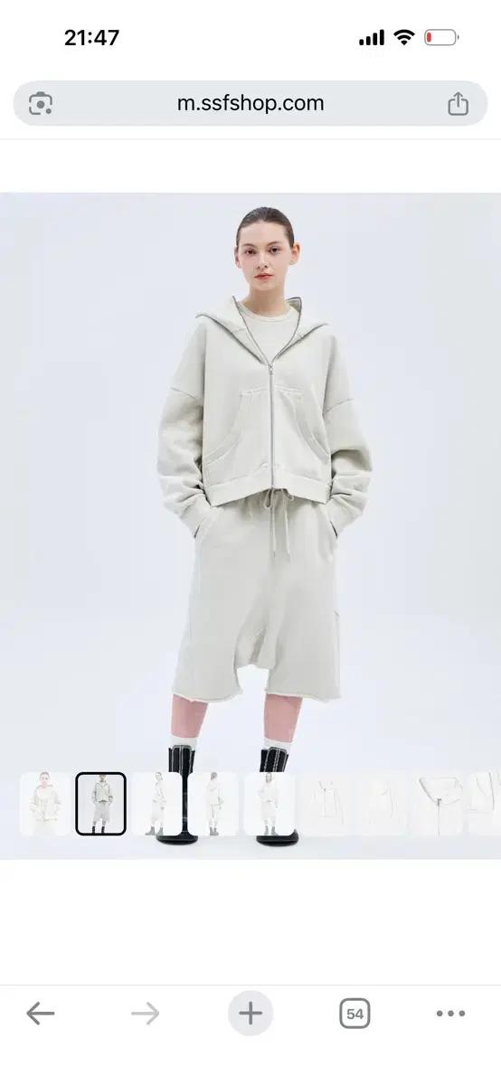 Entire Studios Eternal Zip Ivory XS