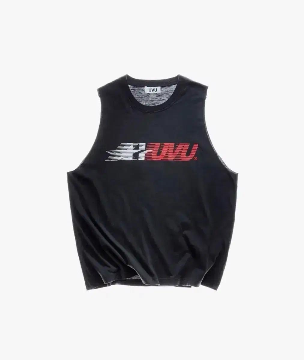 UVU 시카고 슬리브리스(컷 오프) 블랙 M사이즈