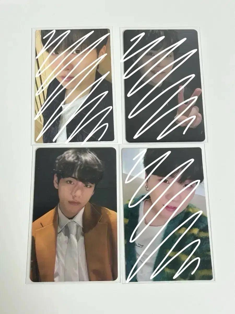 방탄 be 럭드 포카 양도 슈가 윤기 뷔 태형 일괄