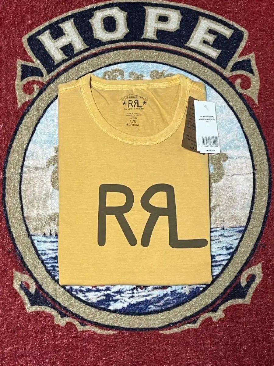 RRL 로고 저지 반팔 티 더블알엘