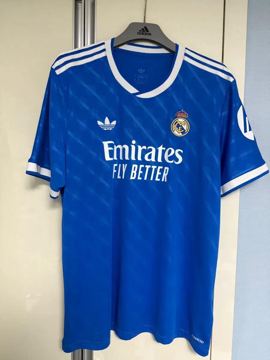 아디다스 레알 마드리드 25/26 TF 서드 저지 블루 3XL