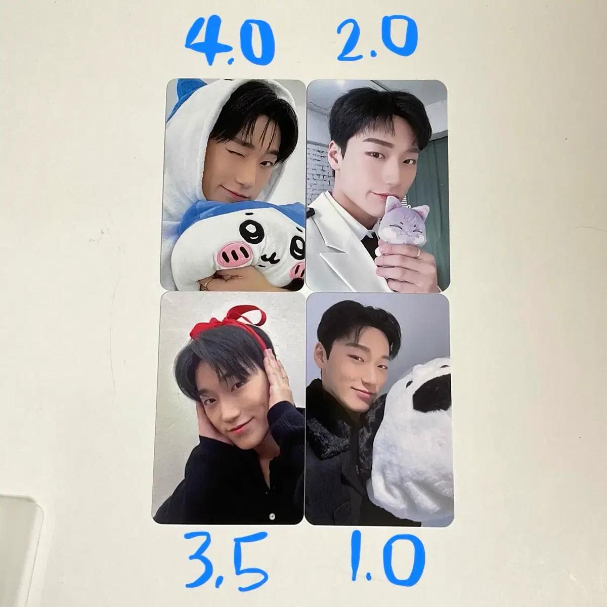 에이티즈 최산 포카 미공포 시즌그리팅 애니티즈 특전 비알머드 vr