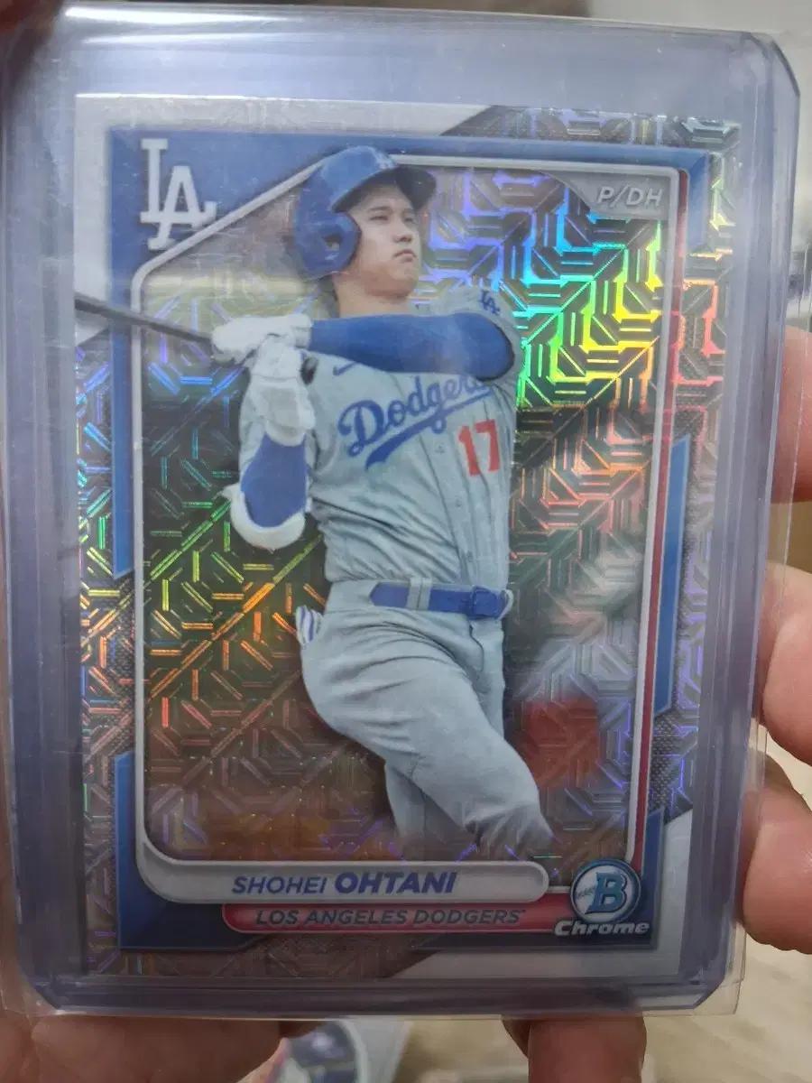 오타니 쇼헤이 LA 다저스 Bowman Chrome 카드