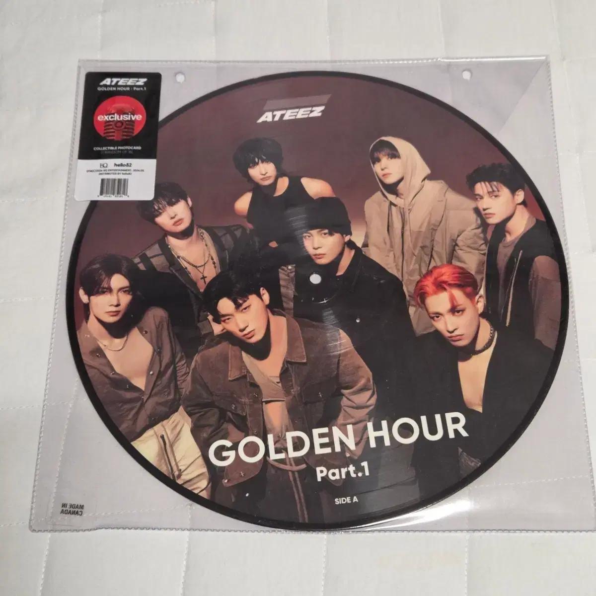 에이티즈 GOLDEN HOUR PART.1 LP