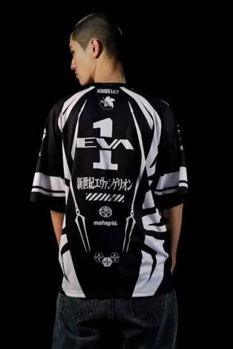 새상품) 마하그리드 에반게리온 져지 블랙 L