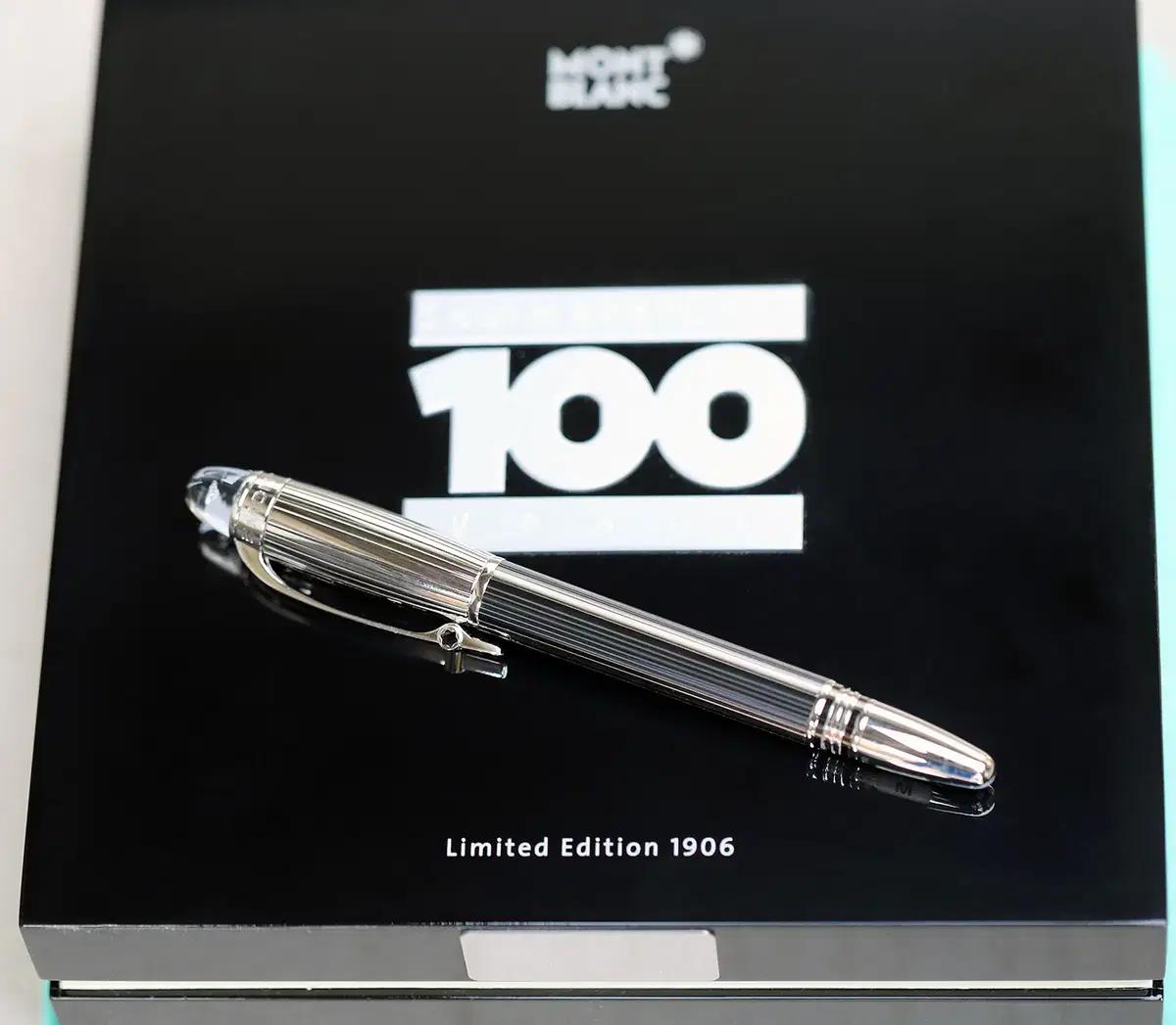 몽블랑 창업 100주년 스타워커 18k M닙 한정판 1906/1818