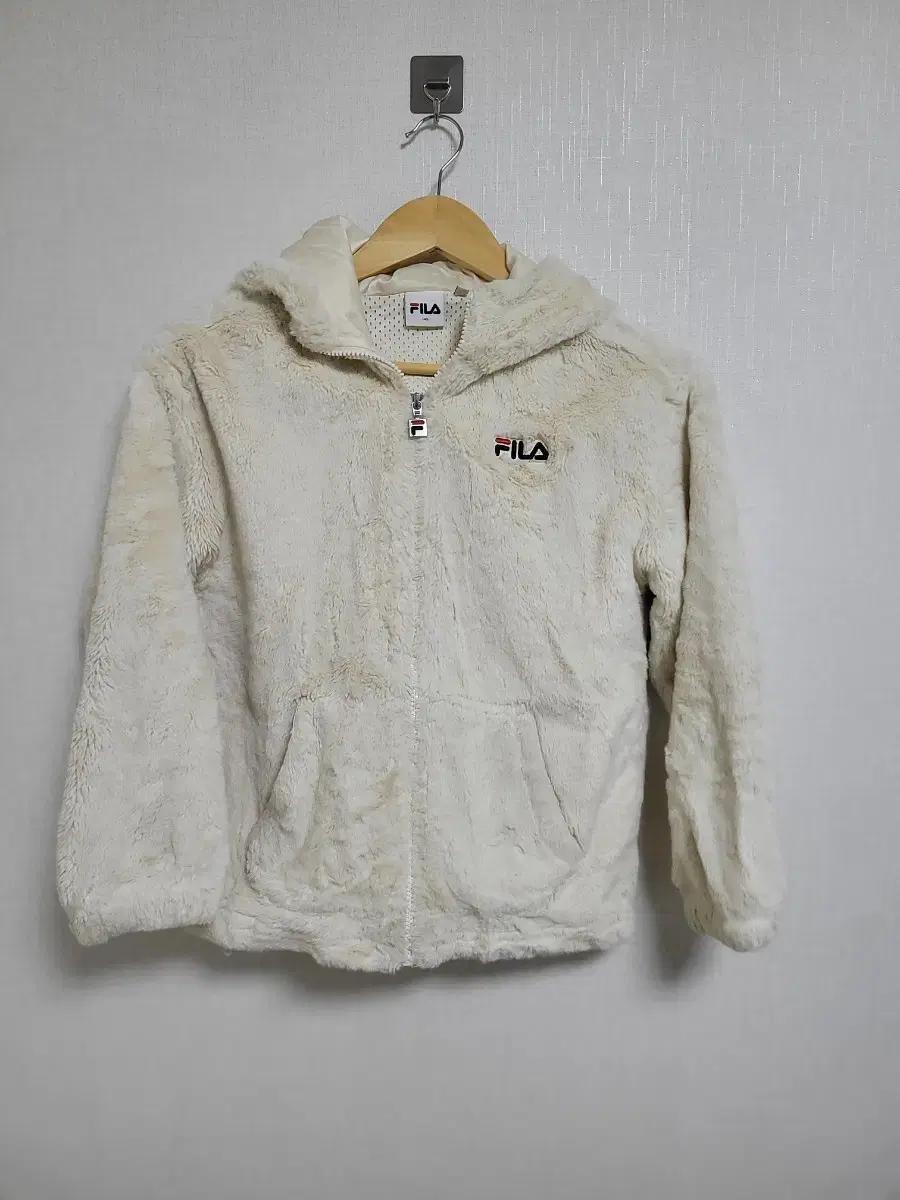 301.FILA 필라 아이보리 후리스 후드집업145