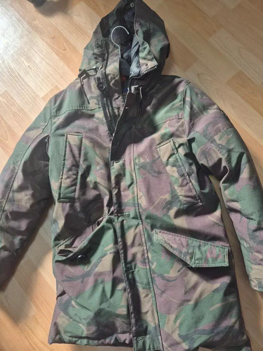 폴로 랄프로렌 퍼포먼스 카모 롱패딩