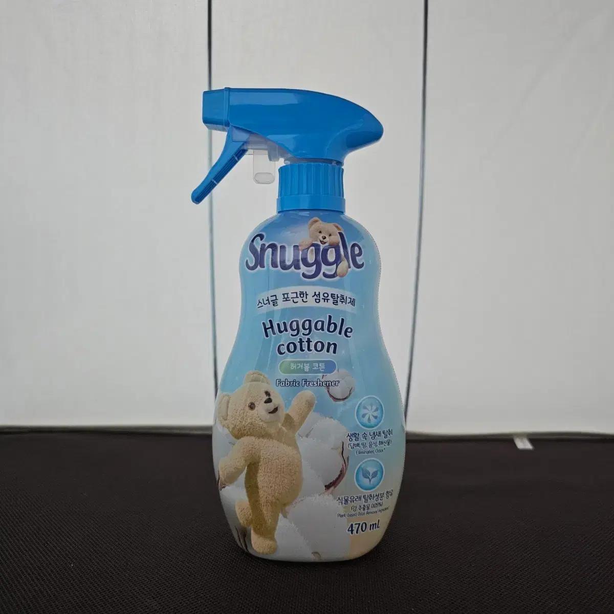 스너글 섬유탈취제 허거블코튼 470ml