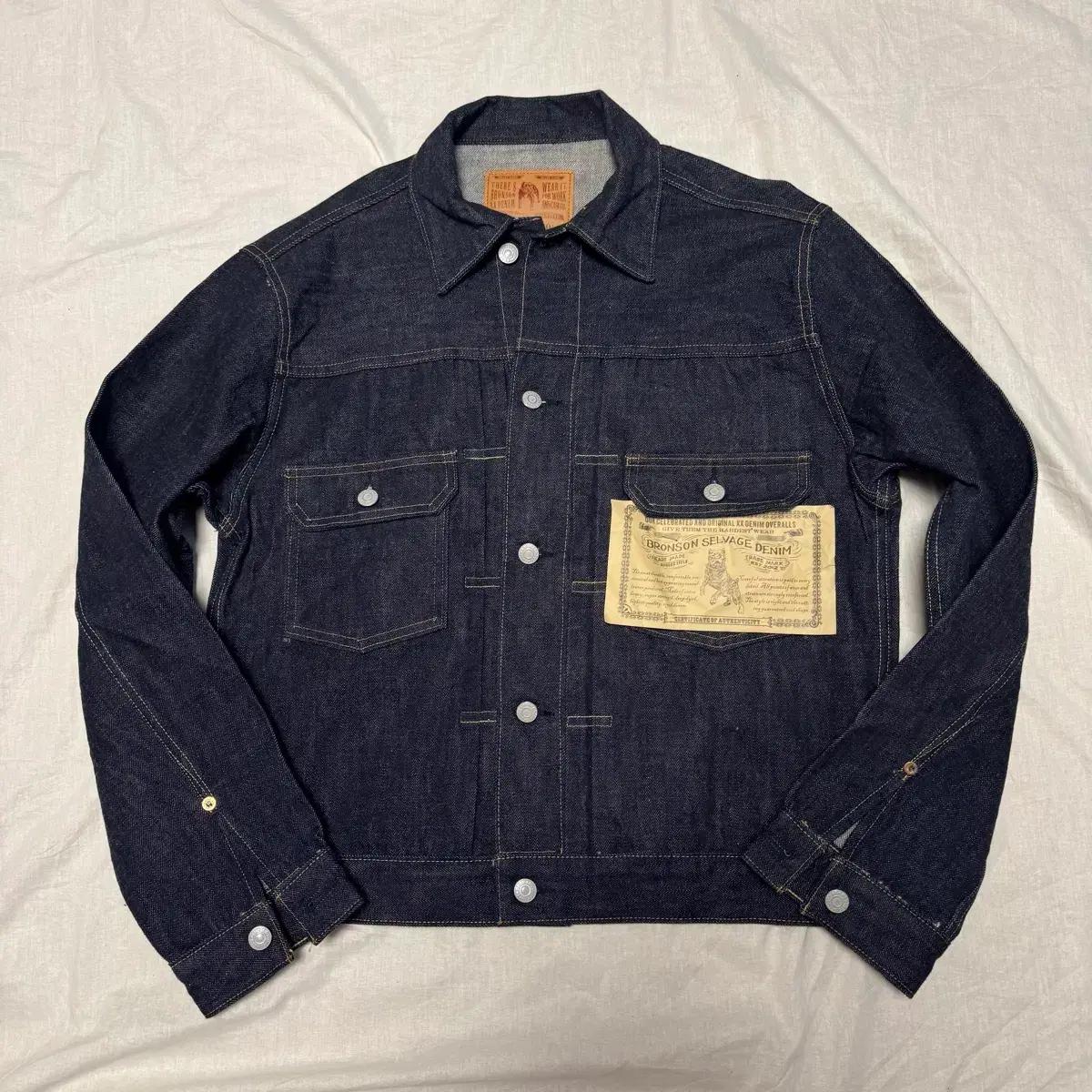 브론슨 셀비지 데님 자켓 2세대 40 (새상품)