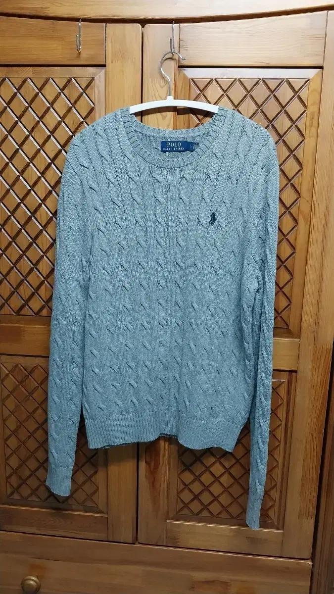 랄프로렌 꽈배기 니트.66