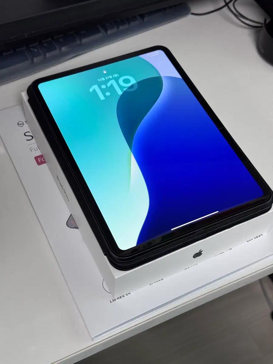 아이패드 프로11 M4 256GB 블랙/배터리100 사이클77