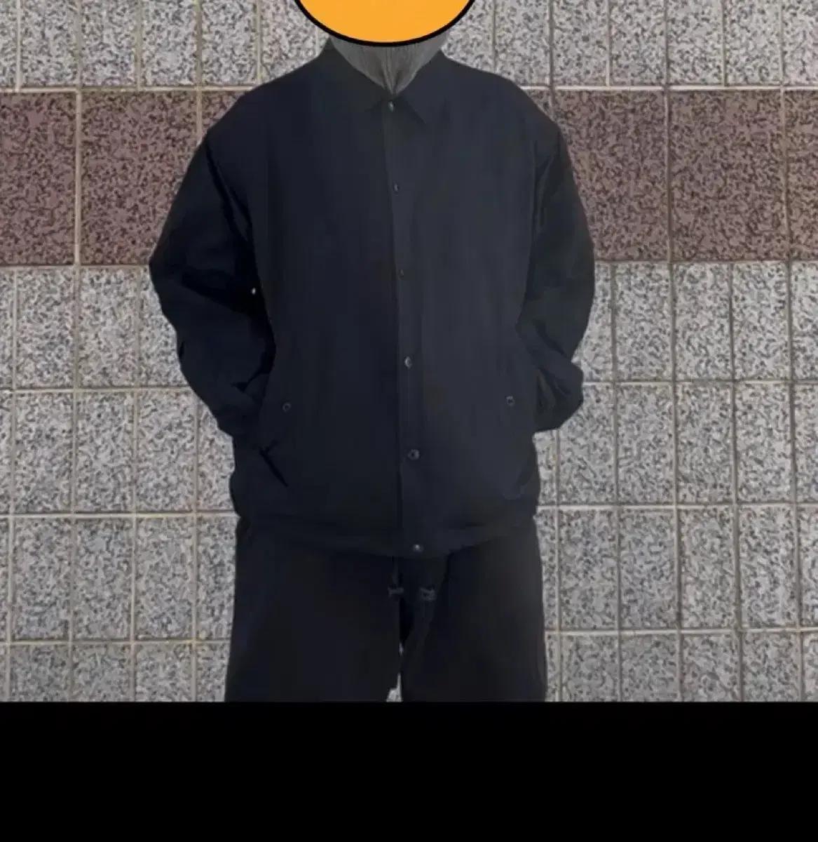 나나미카 퍼플라벨 코치 자켓 블랙 노스페이스