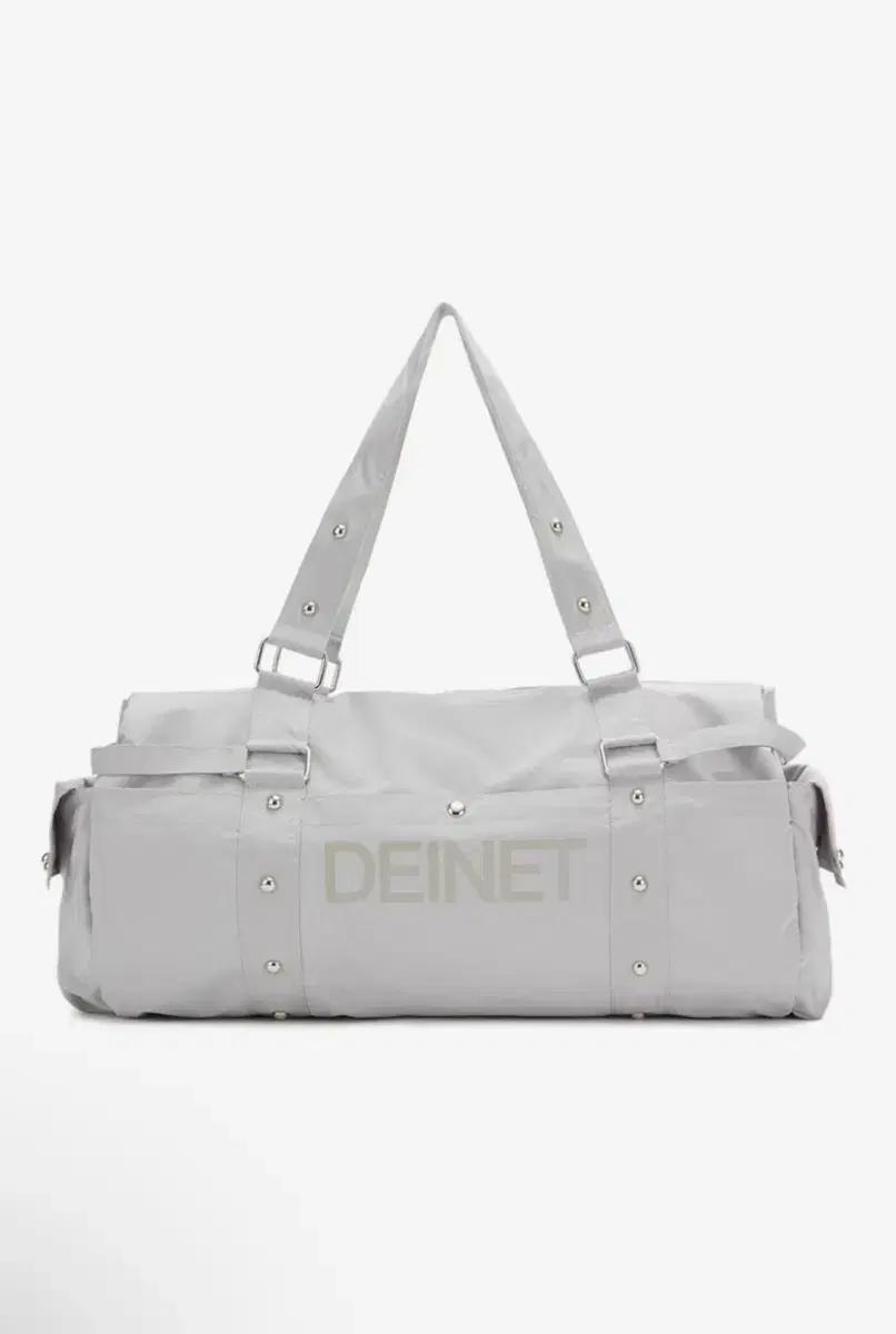 다이닛 가방 DEINET LOGO DUFFLE BAG IN GREY