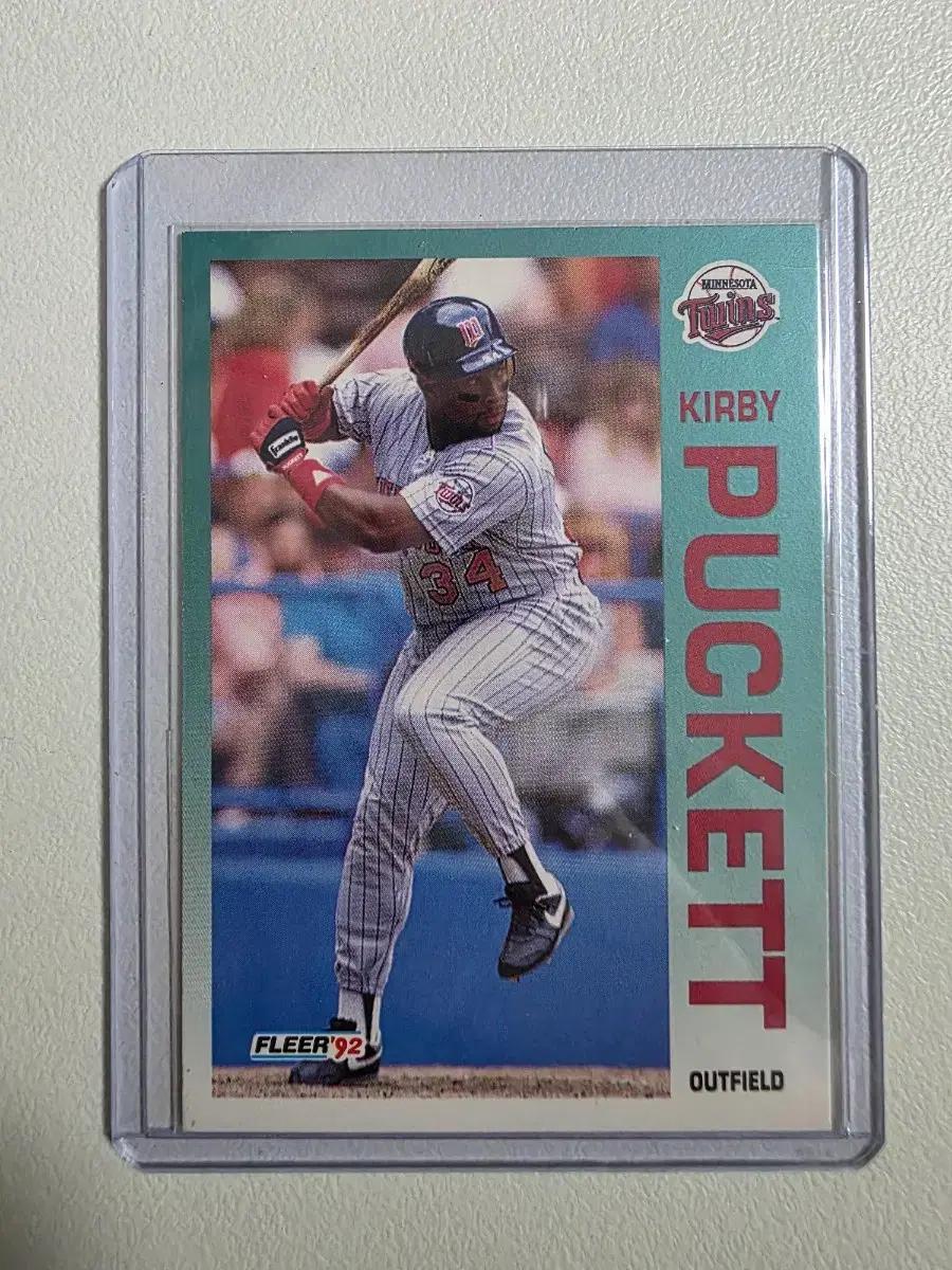1992 mlb 커비 퍼켓 카드 판매 미네소타트윈스