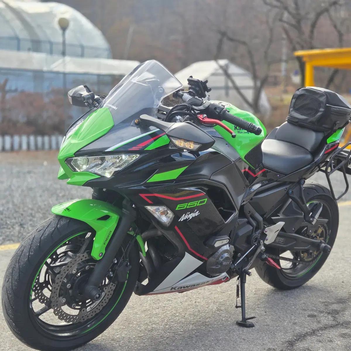 최저가) 22년식 가와사키 닌자650 2채널 블박 저렴하게 판매합니다