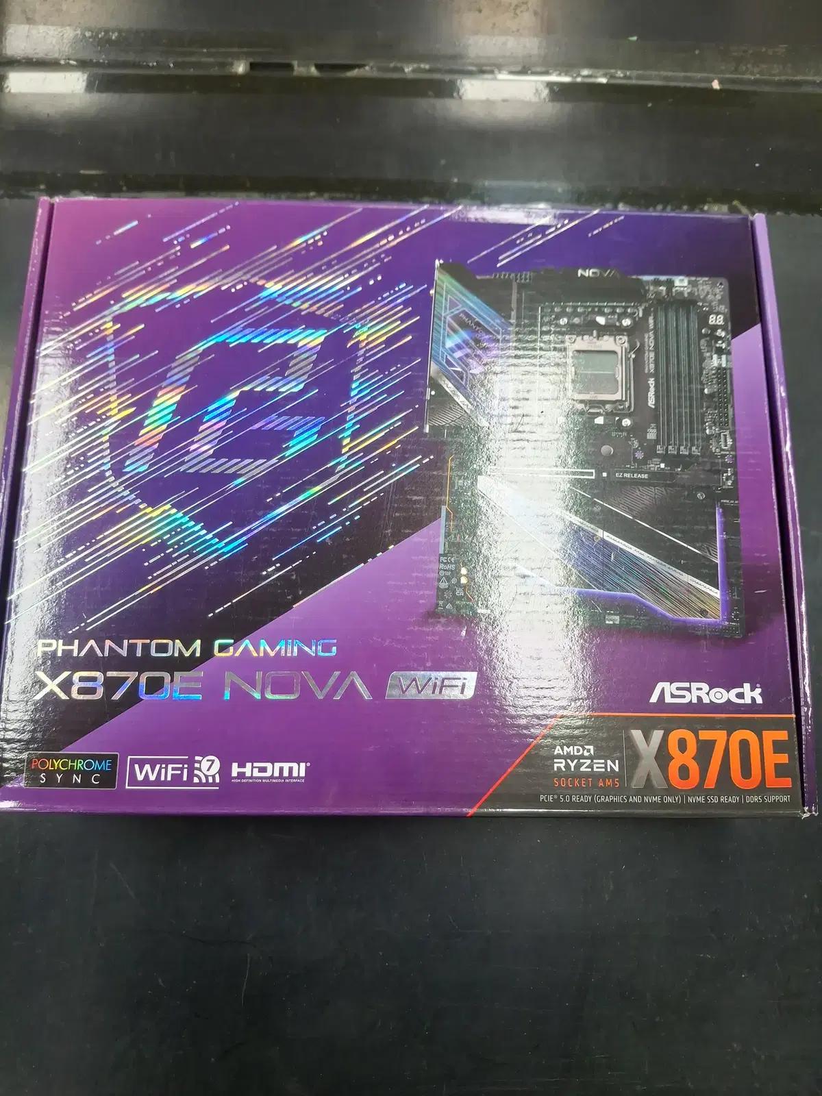 ASRock Phantom  X870E NOVA WIFI DDR5