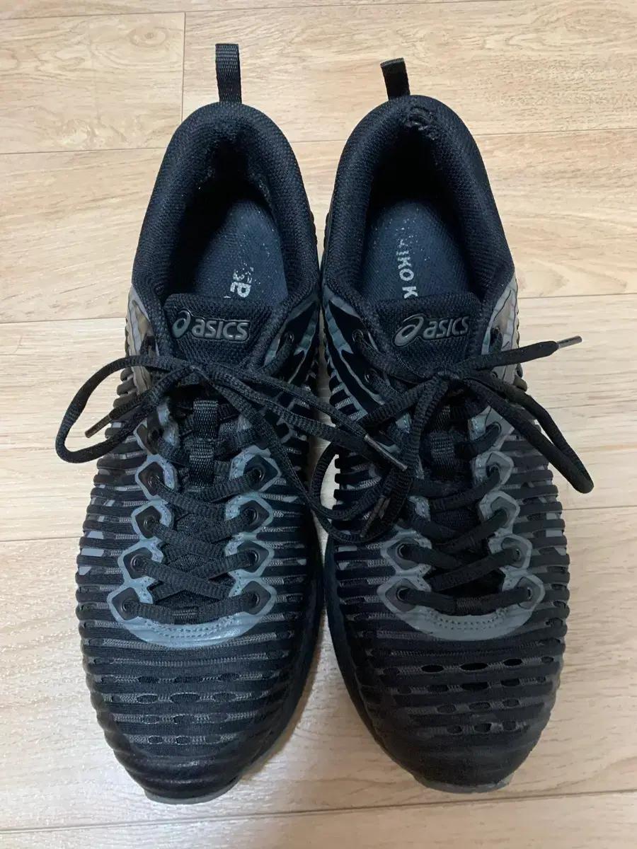 아식스 키코 젤델바1 블랙스틸 285 봉태규신발