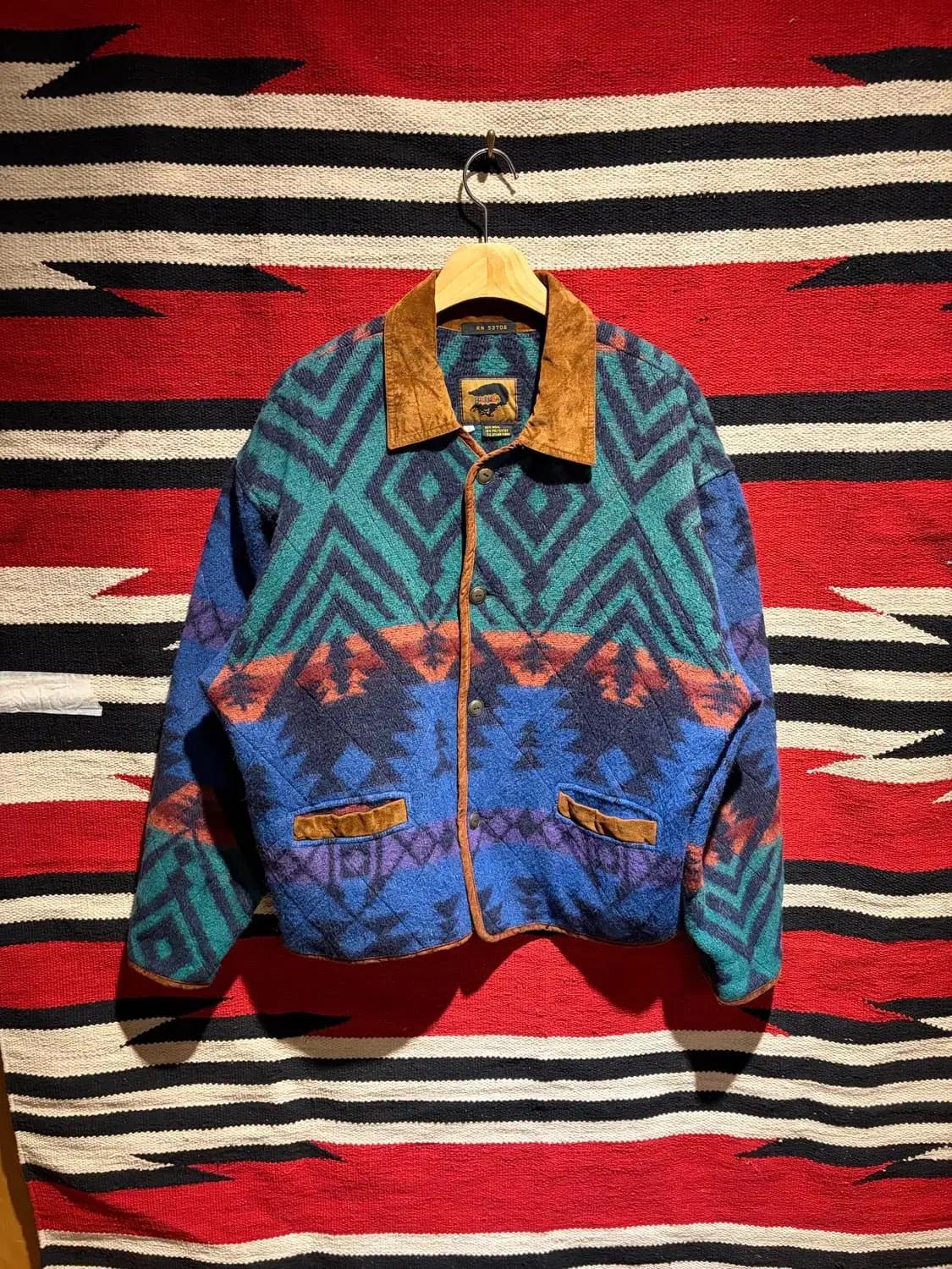 90s Foxrun navajo jacket / 네이티브 웨스턴 자켓