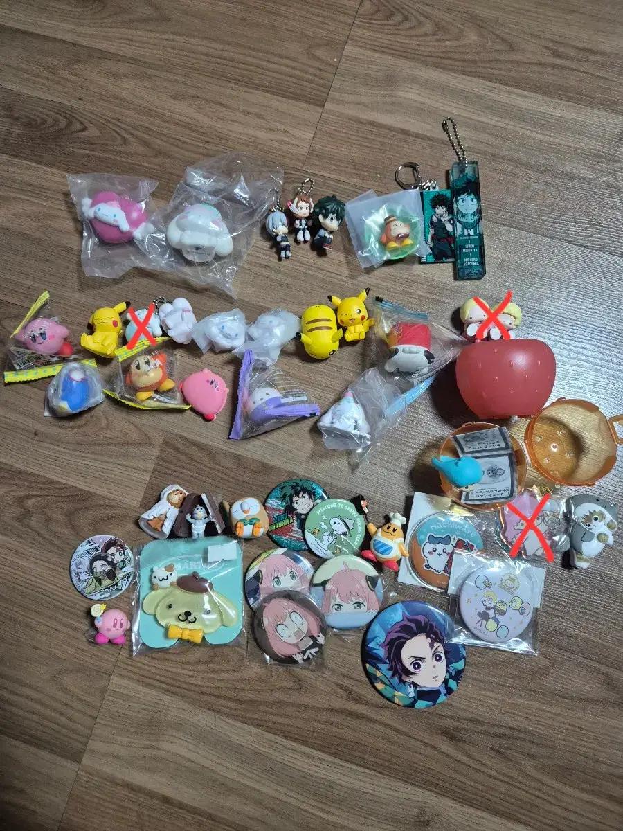 산리오 커비  포켓몬 히로아카 스파이패밀리 귀칼 등 가챠