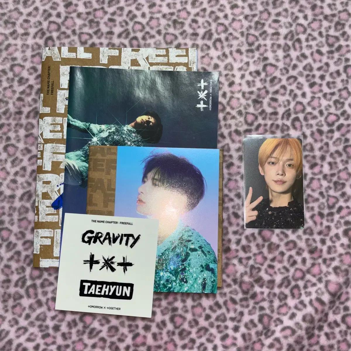 투바투 개봉앨범+포카 양도 the name chapter freefall