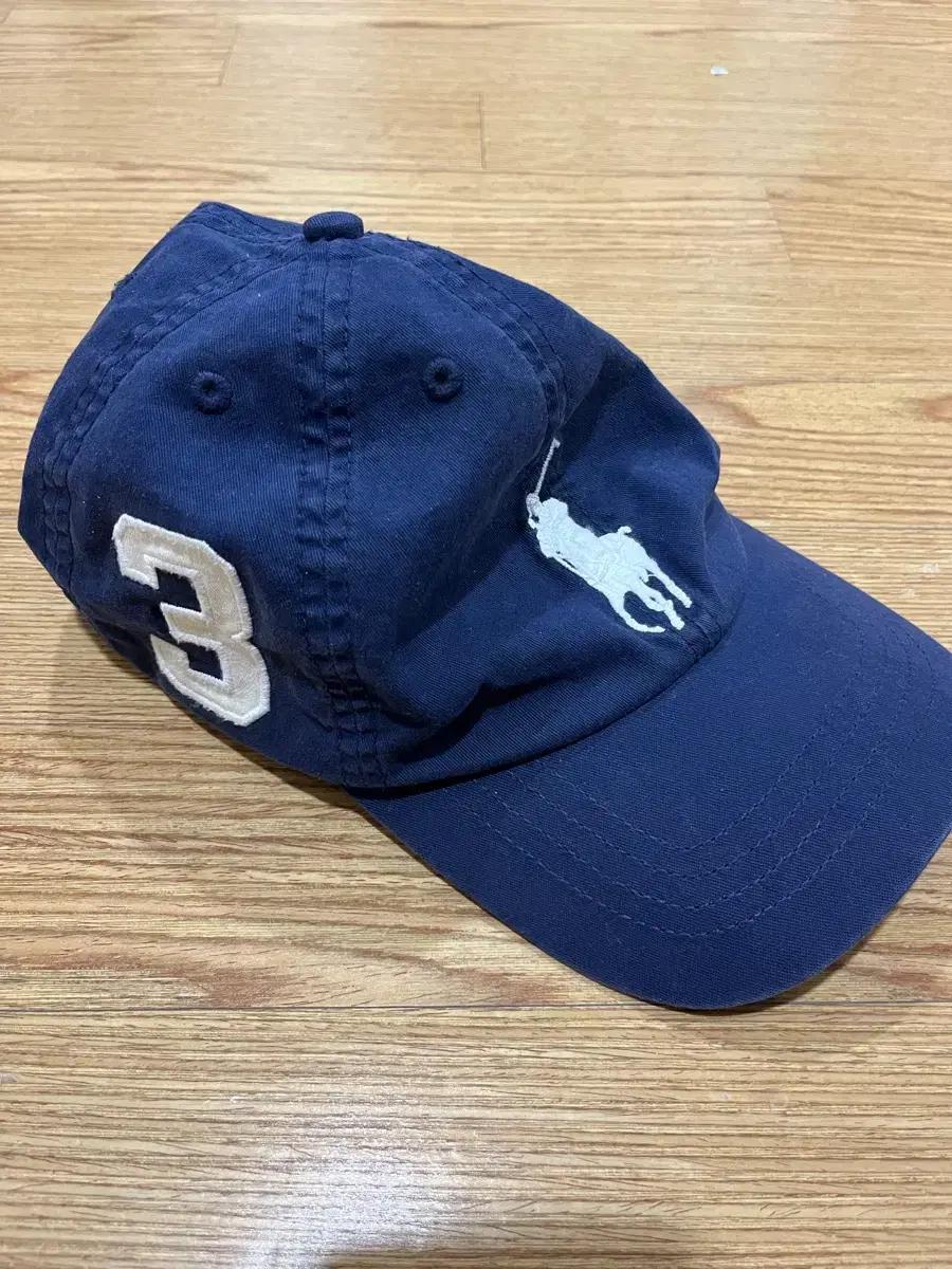 빅폴로 네이비 모자 볼캡