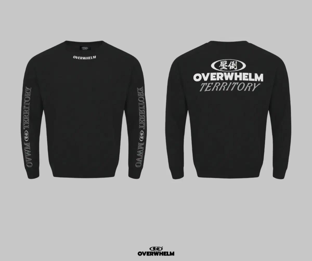 압도 TERRITORY 맨투맨 미개봉 새상품