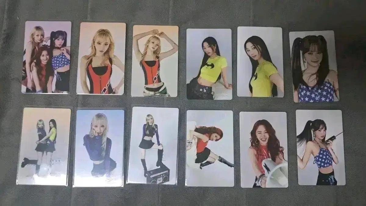 르세라핌 12개피어나다 포카