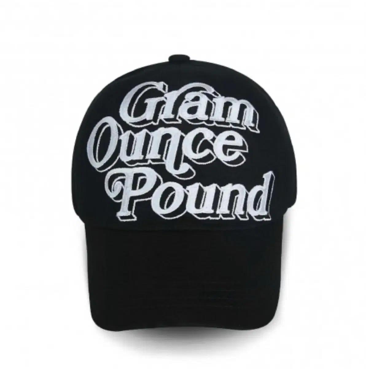 Glam Once Pound 블랙 볼캡