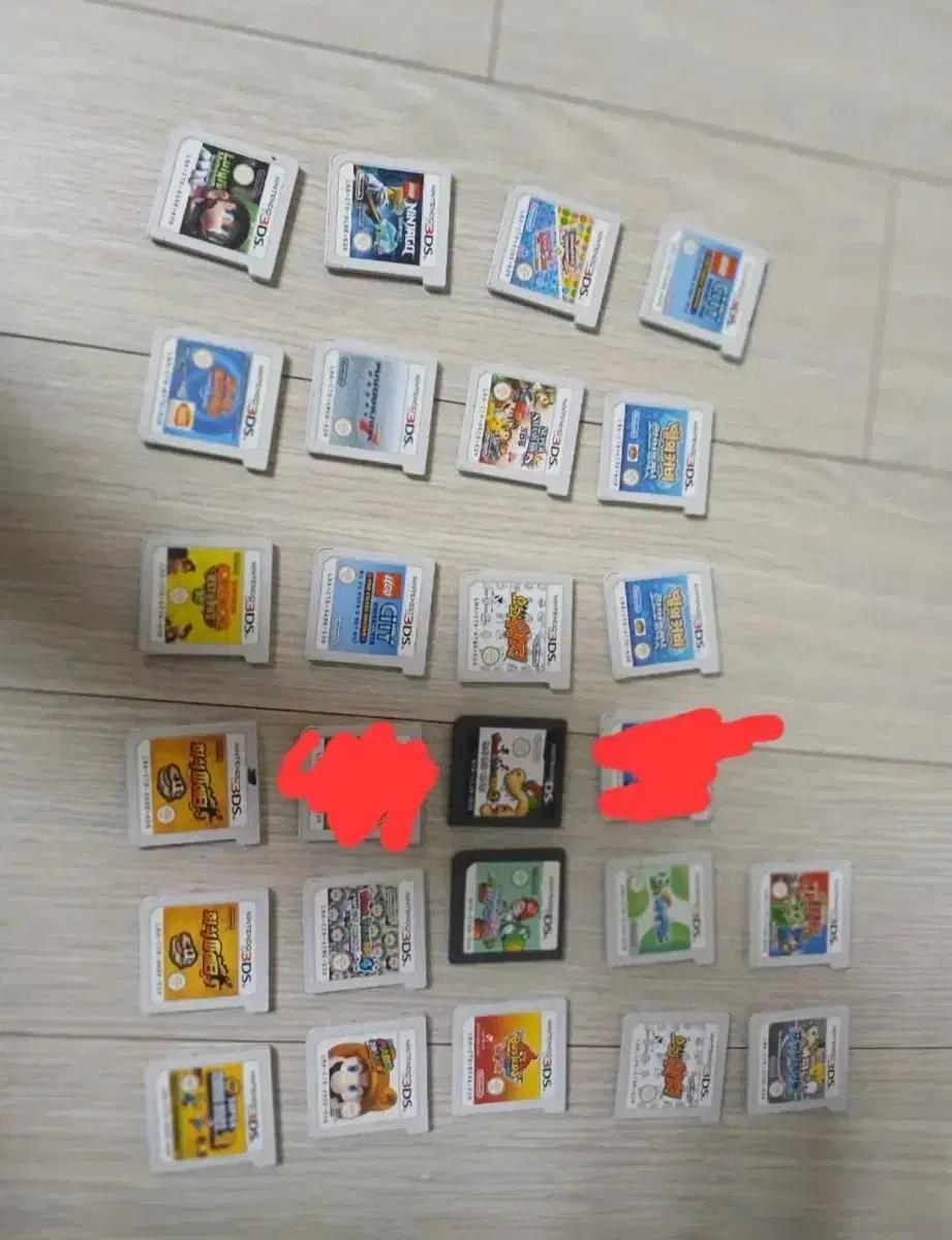 닌텐도 3DS  DS 게임칩 모음