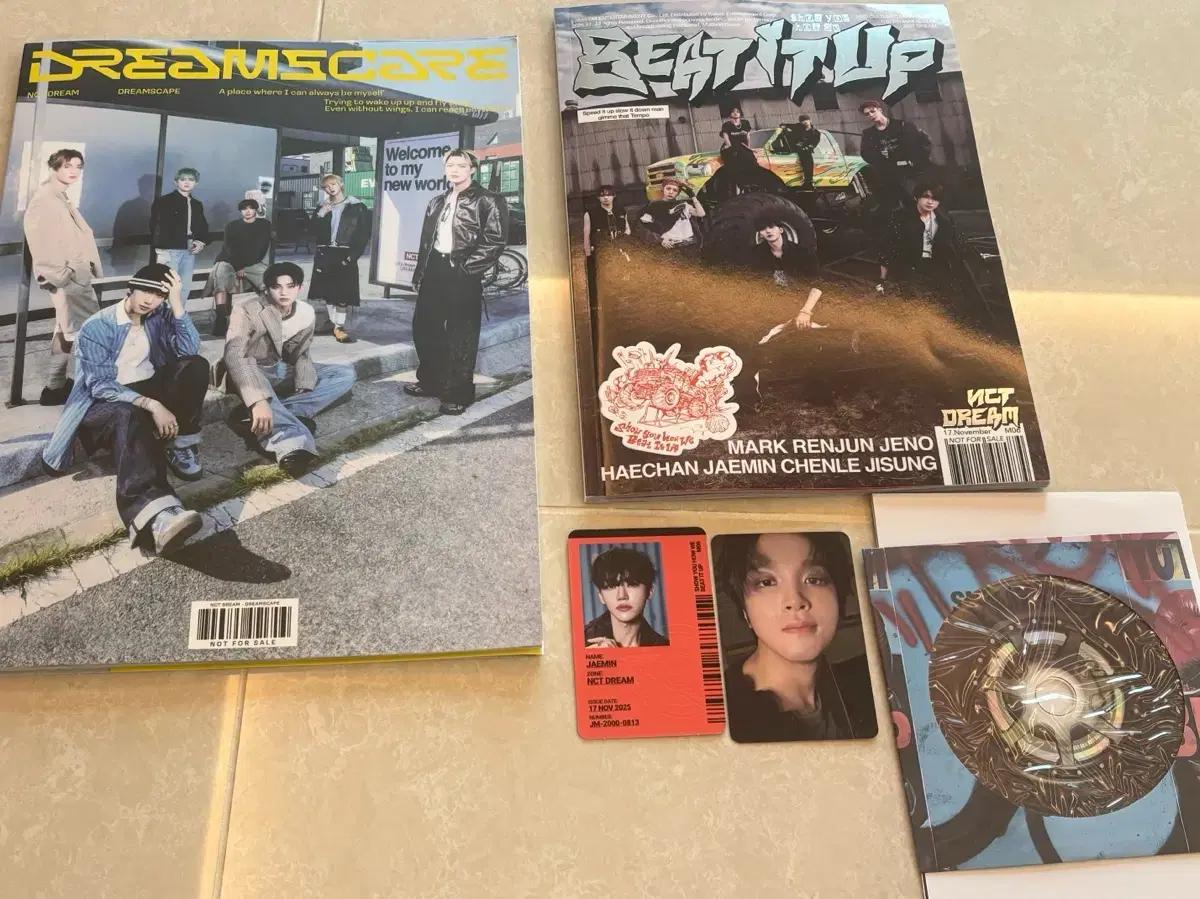 엔시티드림 포토북 beat it up dreamscape