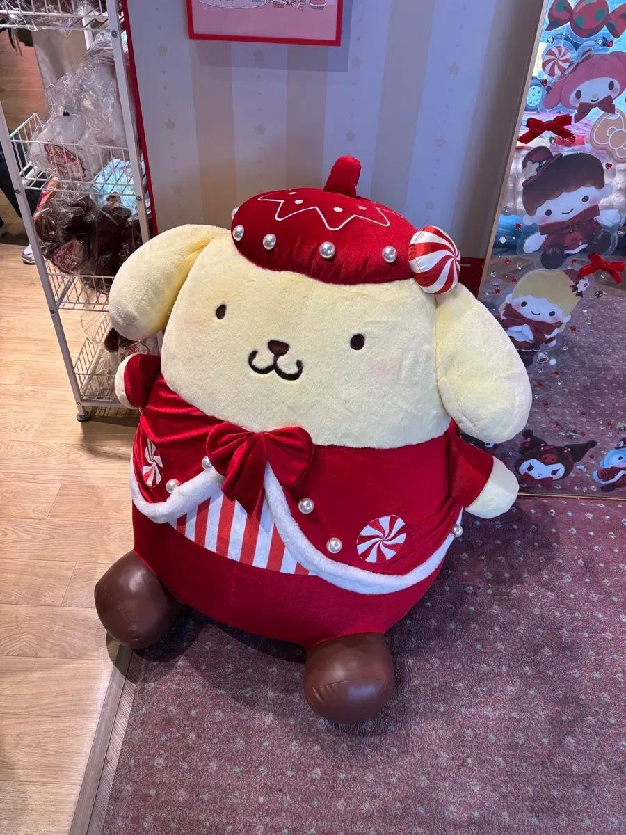 산리오 홀리데이 폼폼푸린 대형 사요