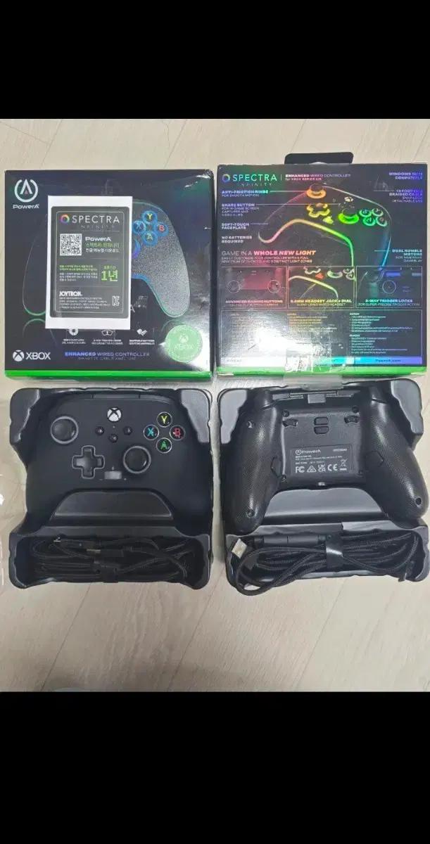 Power A 스펙트라 Xbox 유선 컨트롤러(게임패드) 2개 팝니다.