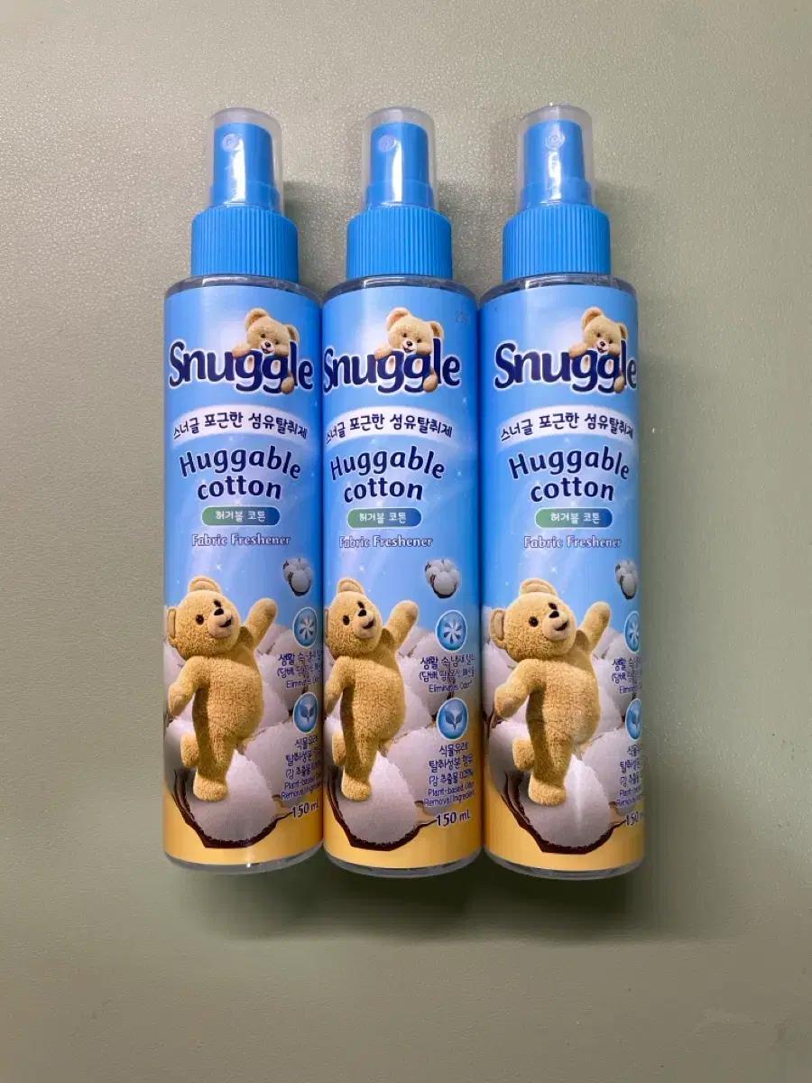 스너글 허거블 코튼 섬유탈취제 150ml 3개