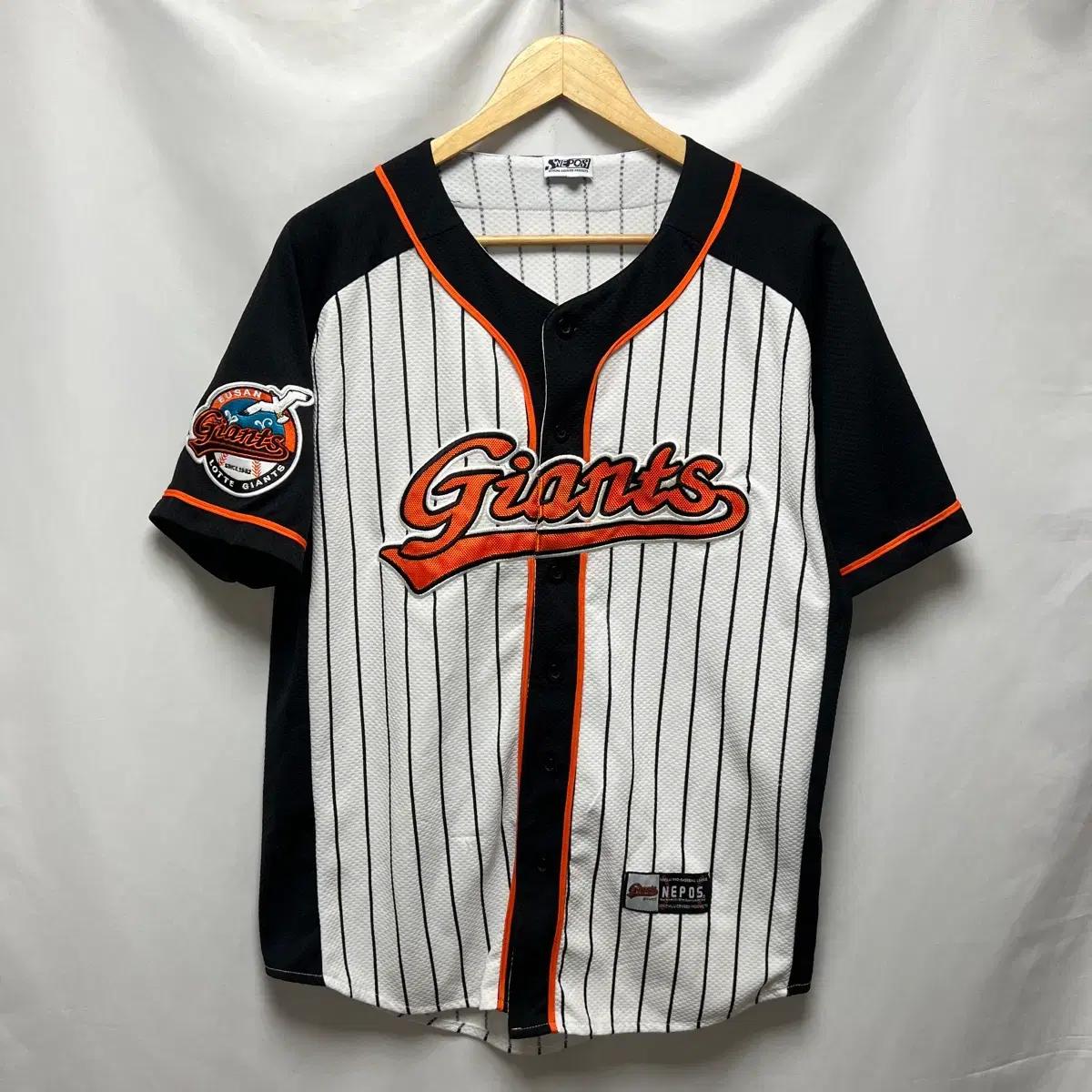 [정품/100] 네포스 롯데자이언츠 선데이 49번 스트라이프 유니폼
