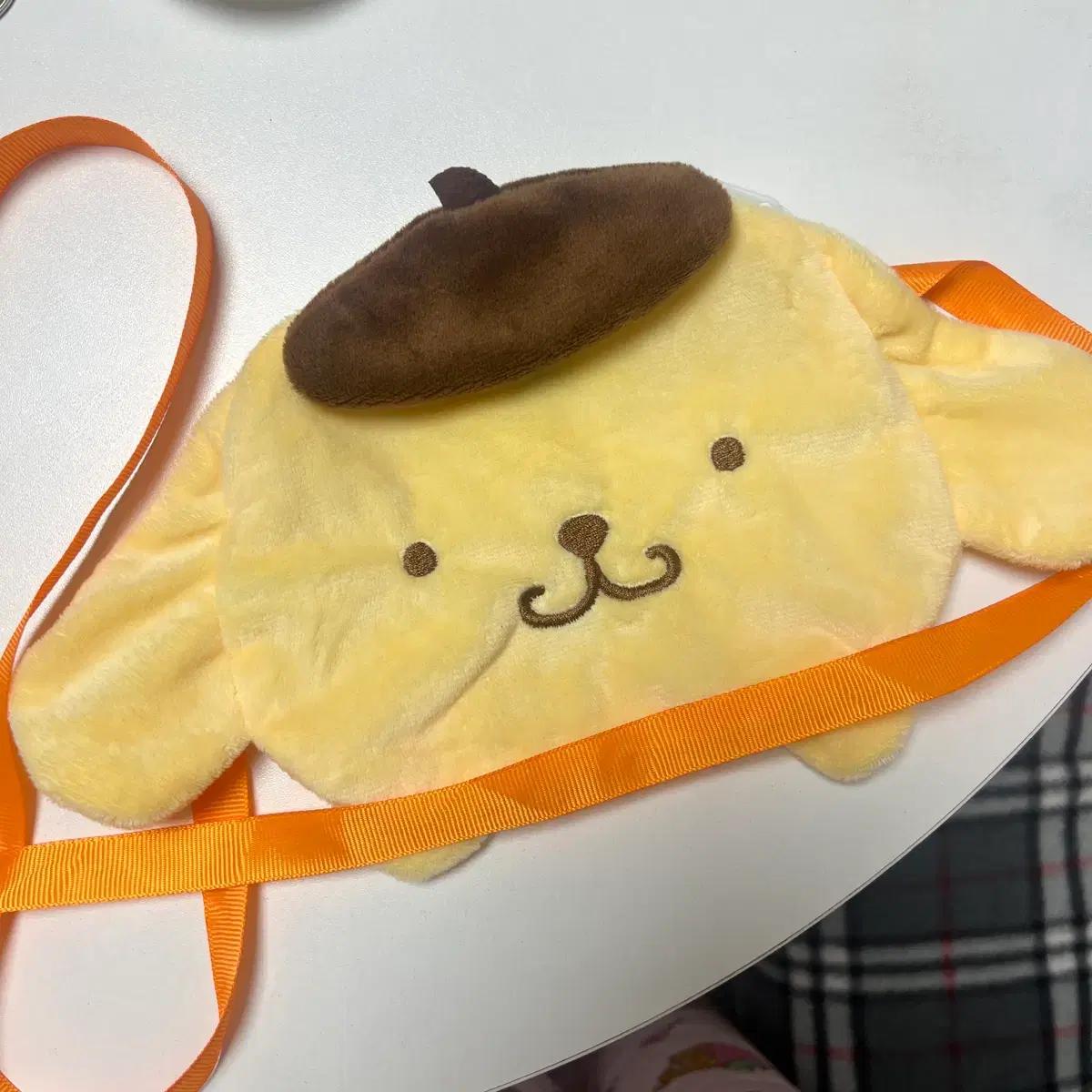 산리오 폼폼푸린 파우치 가방 가챠