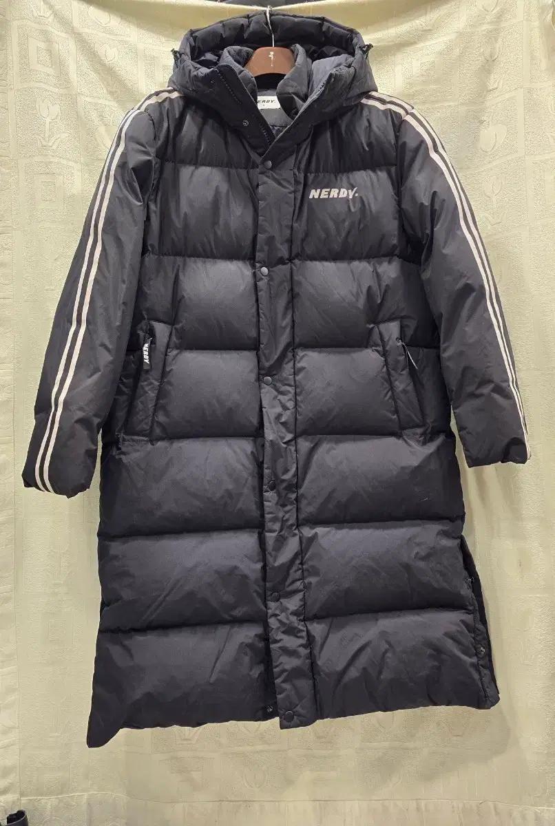 널디 NERDY 남성 덕다운 롱패딩 블랙 M(95)