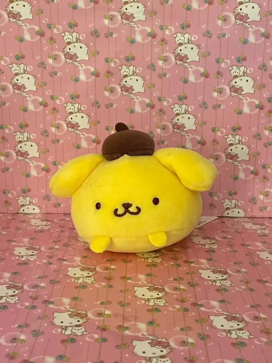 산리오 폼폼푸린 콩주머니 인형