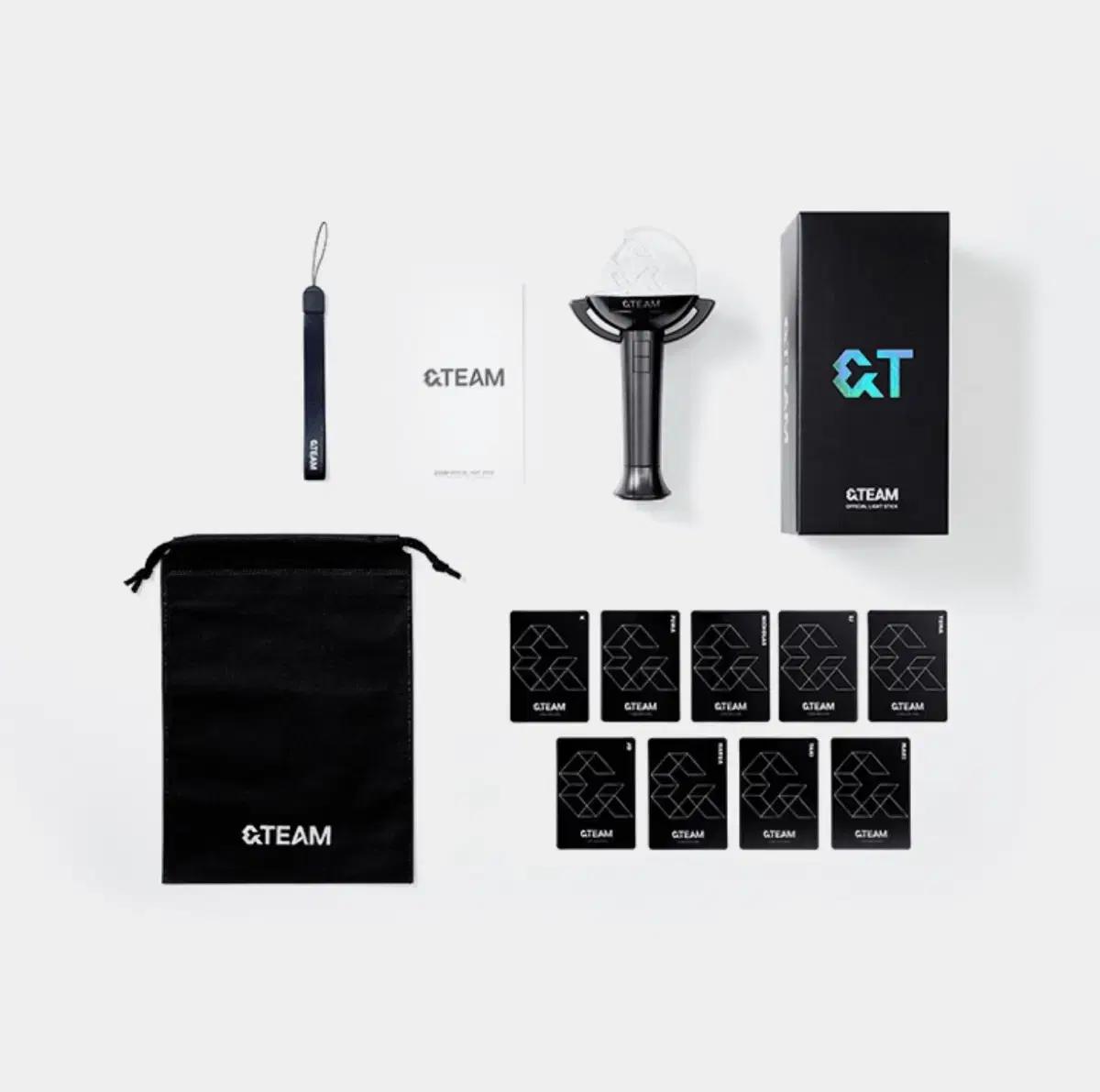 미사용) 앤팀 &TEAM 공식 응원봉 풀세트