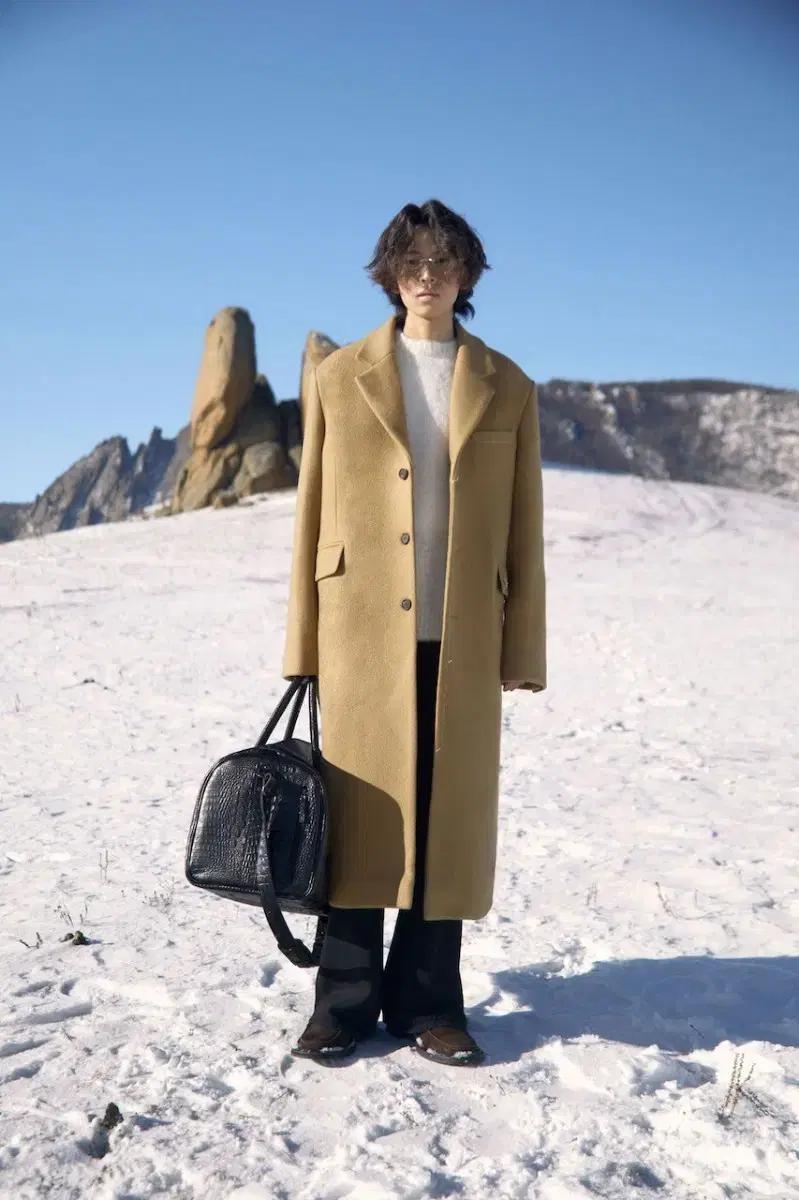 구매) stu 핸드 스티치 코트 카멜