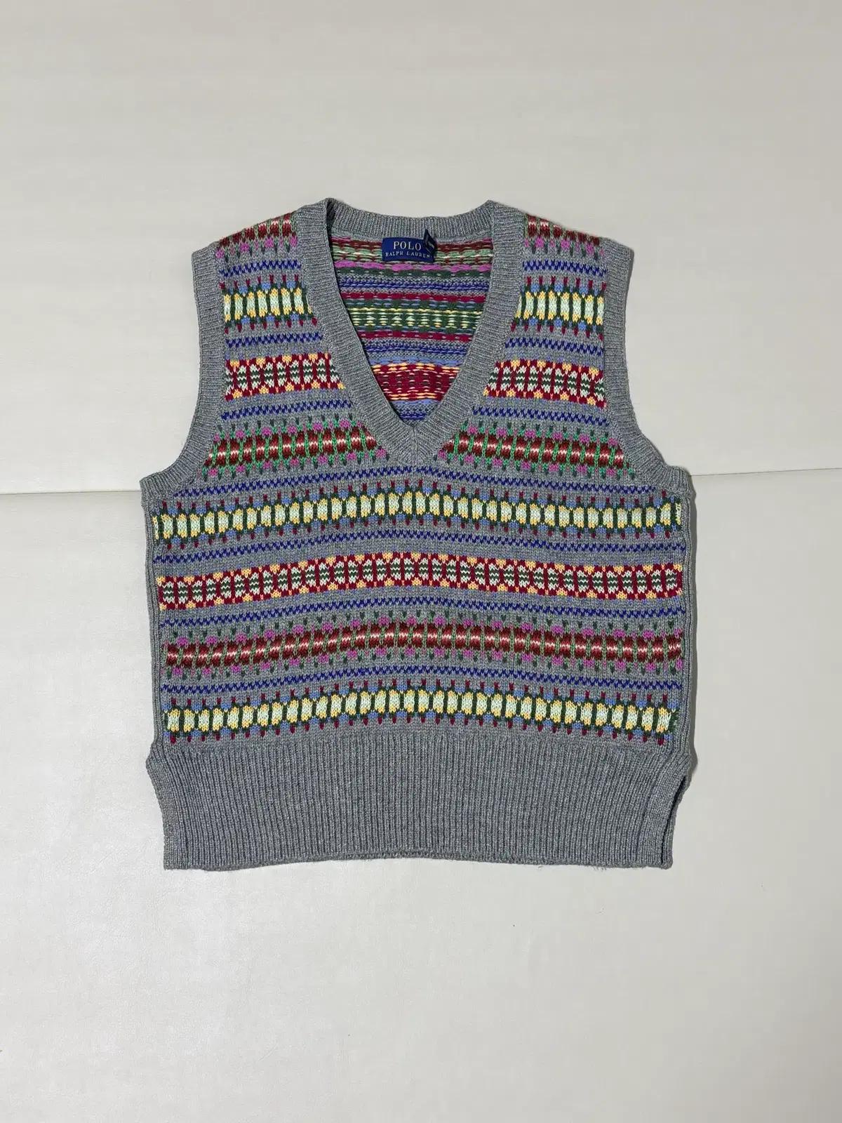 폴로 니트 조끼 XS