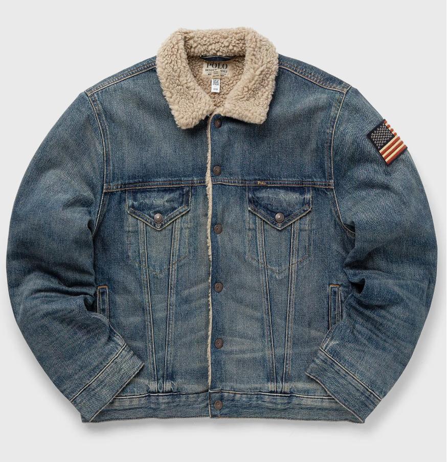폴로 랄프로렌 데님 쉐르파 자켓