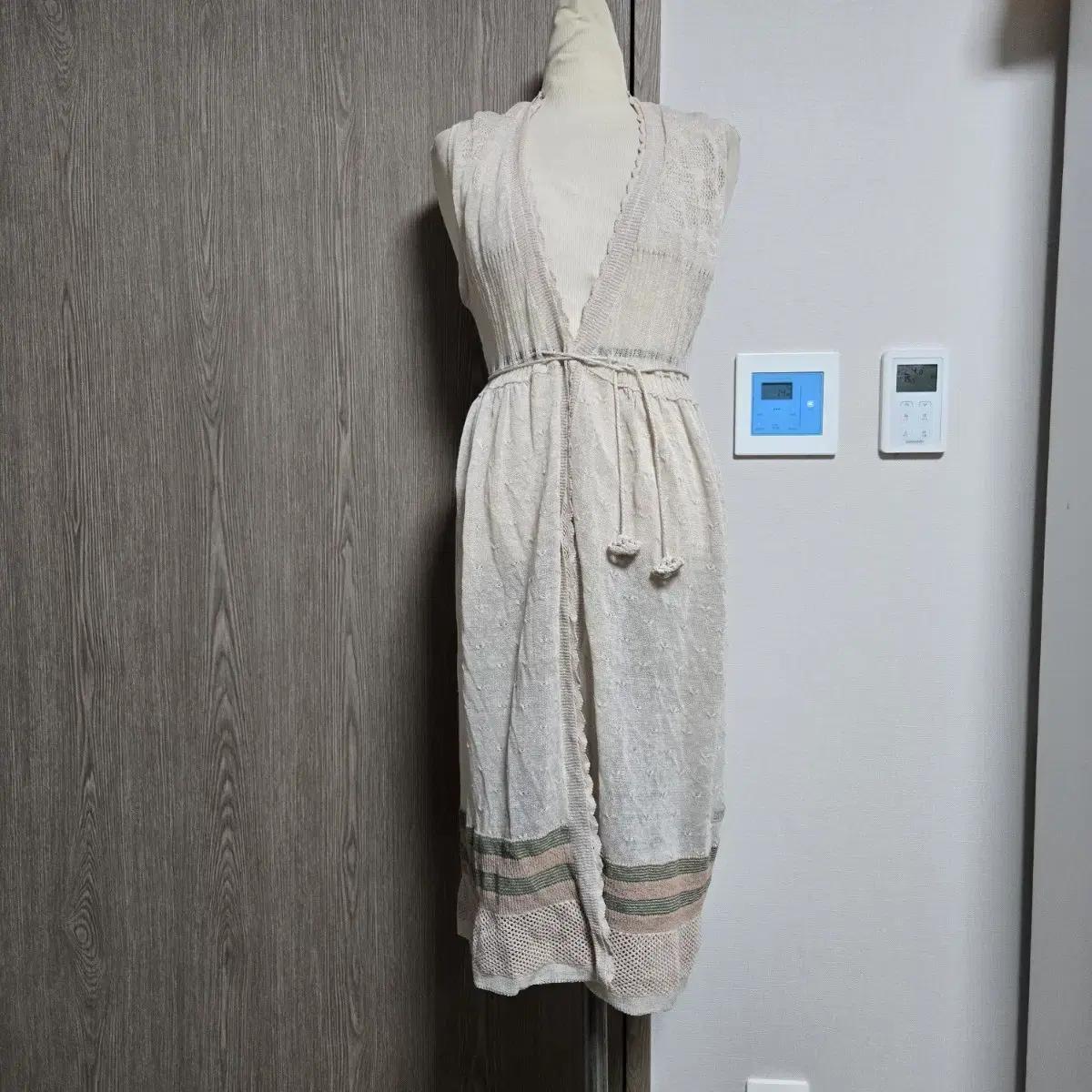 써스데이아일랜드 여신 롱 니트 가디건