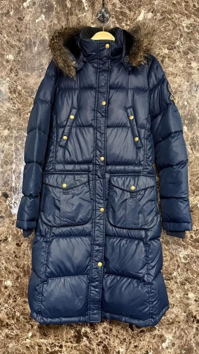 폴로 여자 다운 롱점퍼 55